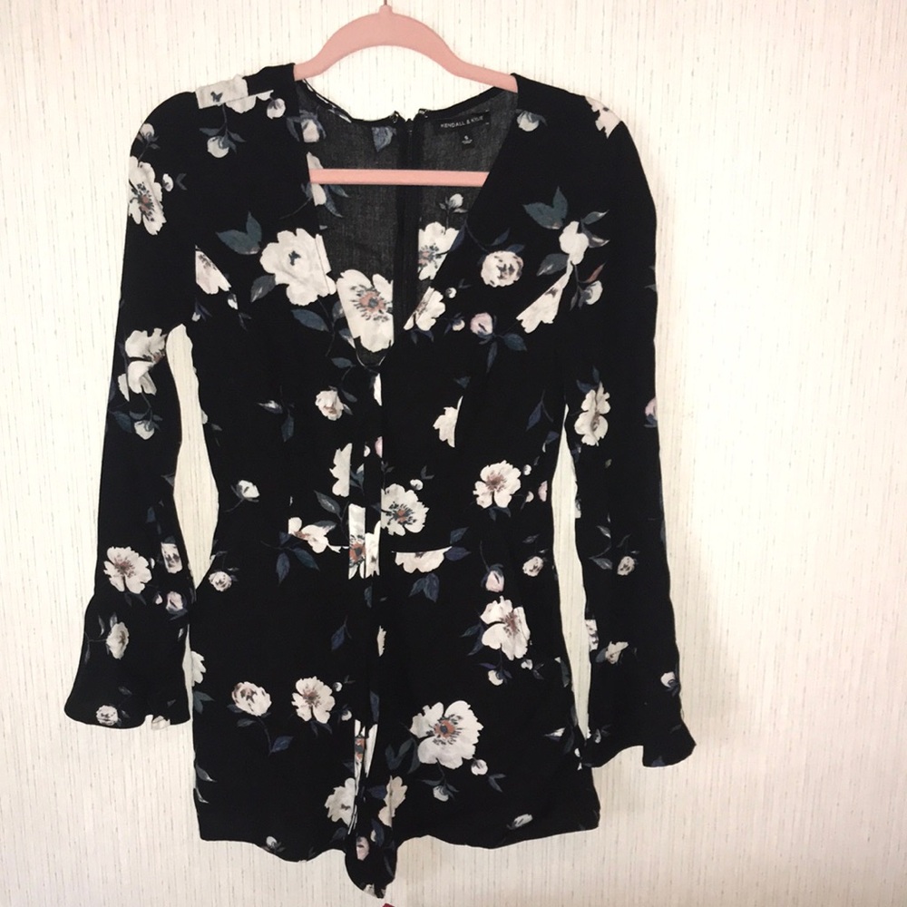 Kendall and Kylie flower print romper